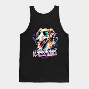 Wild One Borzoi Dog Tank Top